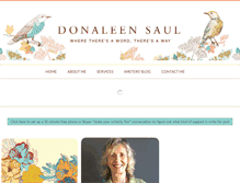 Tablet Screenshot of donaleensaul.com